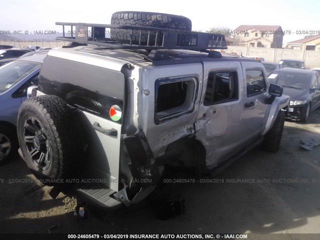 5GTDN136868132757 - 2006 HUMMER H3 金色 照片 4