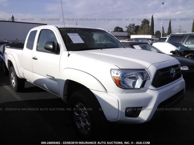 5TFUU4EN9DX077951 - 2013 TOYOTA TACOMA WHITE photo 1