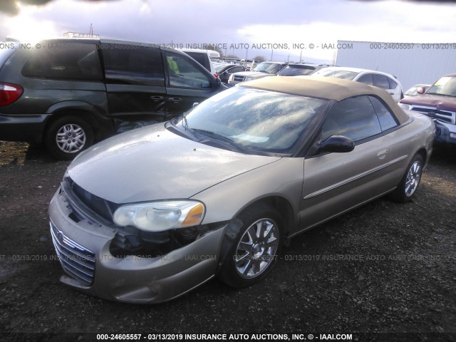 1C3EL65R14N120362 - 2004 CHRYSLER SEBRING LIMITED GOLD photo 2