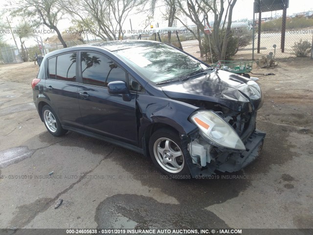 3N1BC13EX7L445715 - 2007 NISSAN VERSA S/SL BLUE photo 1