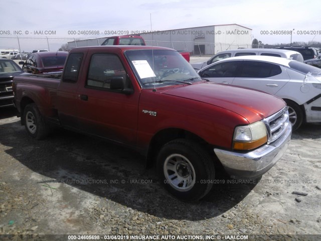 1FTYR14V0XPB38482 - 1999 FORD RANGER SUPER CAB RED photo 1