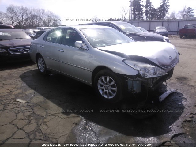 JTHBF30G335041394 - 2003 LEXUS ES 300 SILVER photo 1