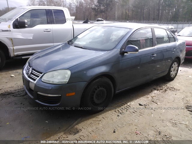 3VWPG71K56M840359 - 2006 VOLKSWAGEN JETTA VALUE BLUE photo 2