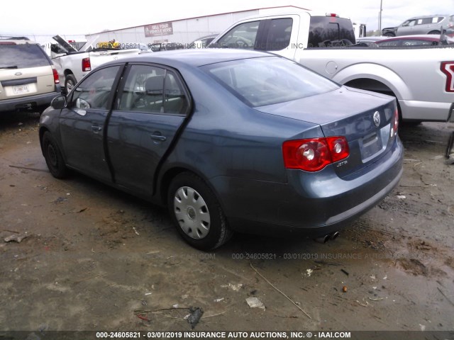 3VWPG71K56M840359 - 2006 VOLKSWAGEN JETTA VALUE BLUE photo 3