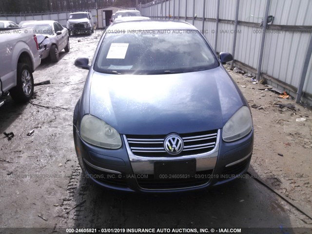 3VWPG71K56M840359 - 2006 VOLKSWAGEN JETTA VALUE BLUE photo 6