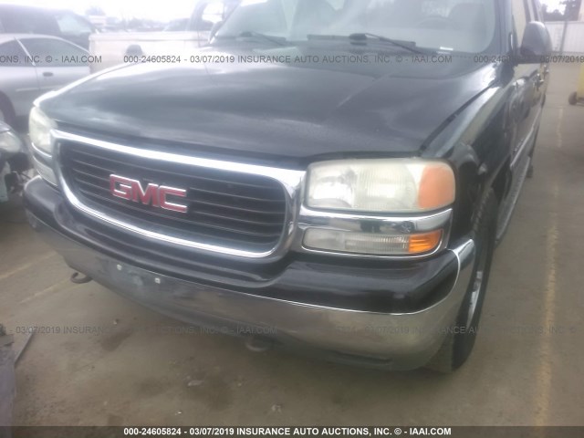 3GKFK16T41G264464 - 2001 GMC YUKON XL K1500 BLACK photo 6