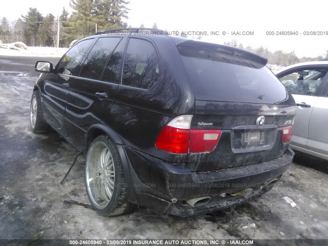 5UXFB93573LN80817 - 2003 BMW X5 4.6IS BLACK photo 3