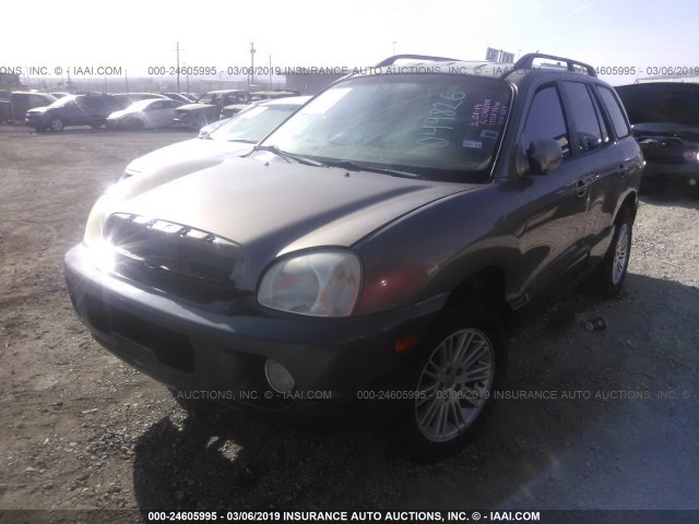 KM8SC73D16U049826 - 2006 HYUNDAI SANTA FE GLS/LIMITED BROWN photo 2