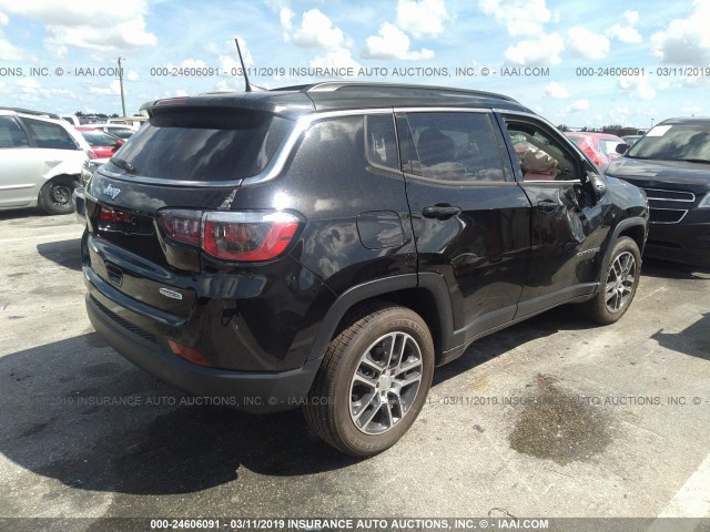 3C4NJCBBXKT655212 - 2019 JEEP COMPASS LATITUDE BLACK photo 4