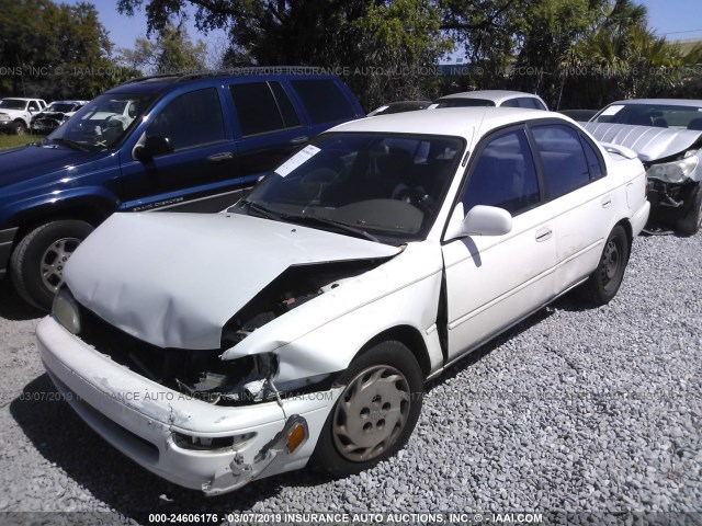 1NXBB02E9TZ391069 - 1996 TOYOTA COROLLA DX WHITE photo 2