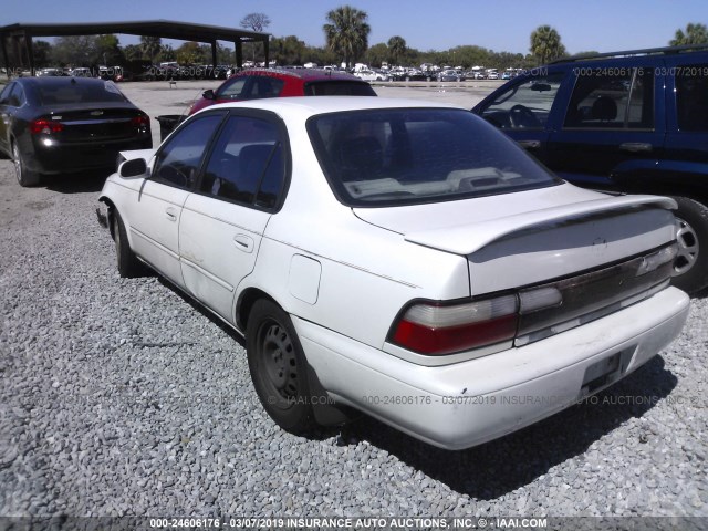 1NXBB02E9TZ391069 - 1996 TOYOTA COROLLA DX WHITE photo 3