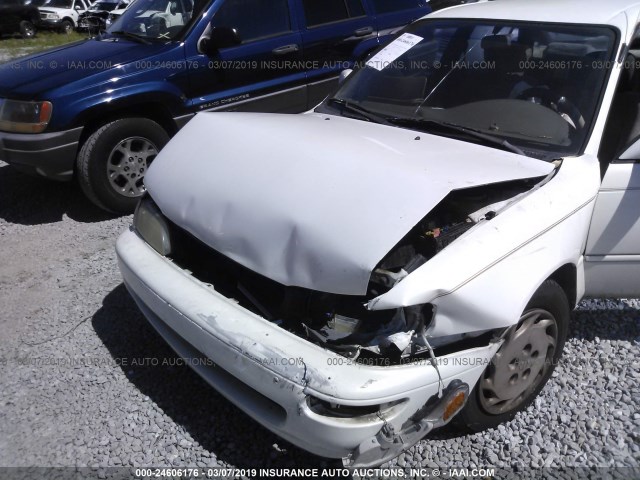 1NXBB02E9TZ391069 - 1996 TOYOTA COROLLA DX WHITE photo 6