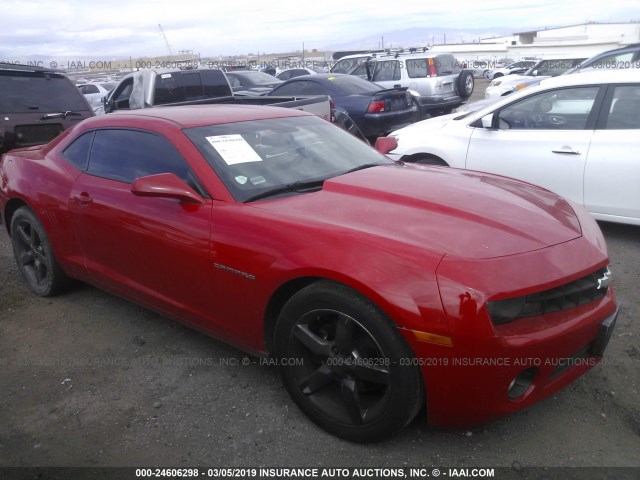 2G1FB1ED4B9137983 - 2011 CHEVROLET CAMARO RED photo 1