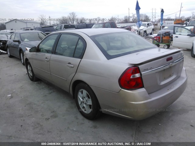 1G1ZT54845F294611 - 2005 CHEVROLET MALIBU LS TAN photo 3