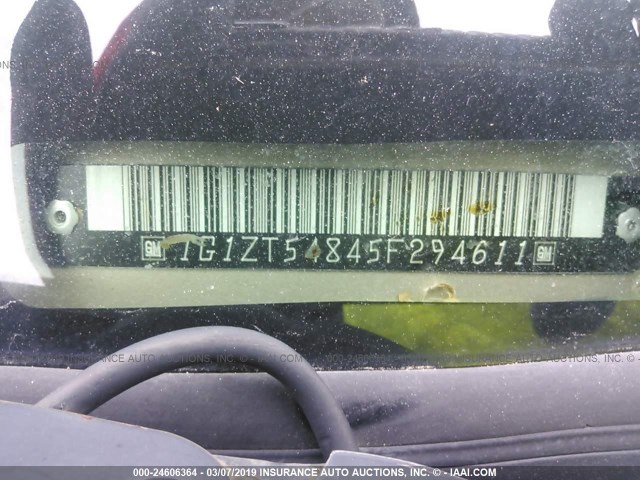 1G1ZT54845F294611 - 2005 CHEVROLET MALIBU LS TAN photo 9