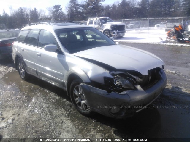 4S4BP62C557364083 - 2005 SUBARU LEGACY OUTBACK 2.5I LIMITED WHITE photo 1