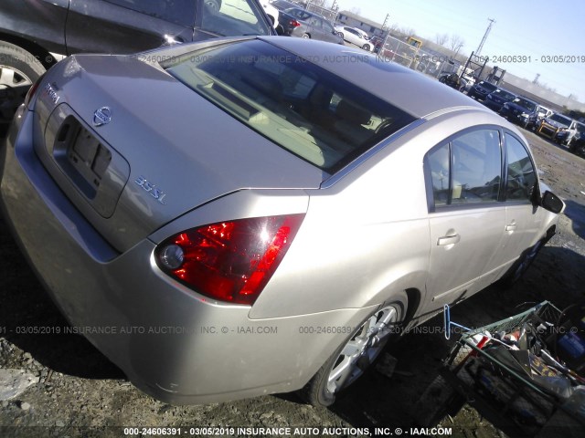 1N4BA41E86C814868 - 2006 NISSAN MAXIMA SE/SL SILVER photo 4