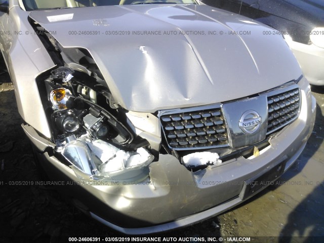 1N4BA41E86C814868 - 2006 NISSAN MAXIMA SE/SL SILVER photo 6