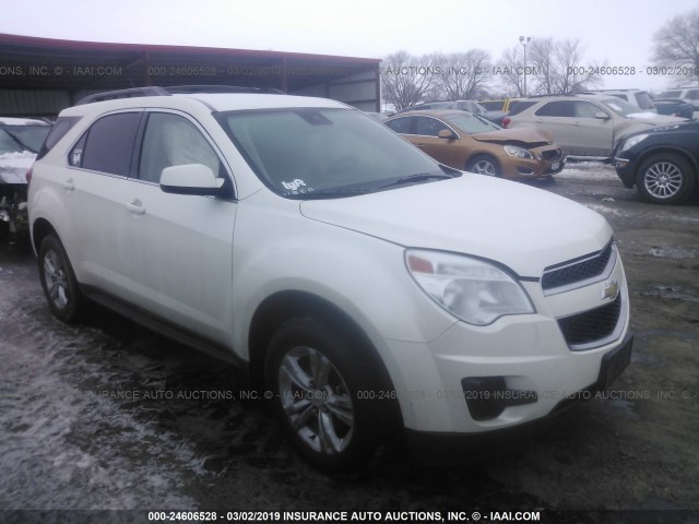 2GNALDEK2D1133163 - 2013 CHEVROLET EQUINOX LT WHITE photo 1