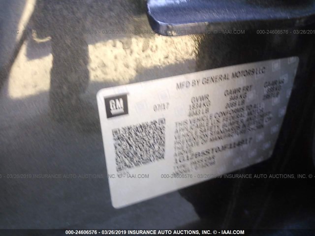 1G1ZB5ST0JF114917 - 2018 CHEVROLET MALIBU LS GRAY photo 9