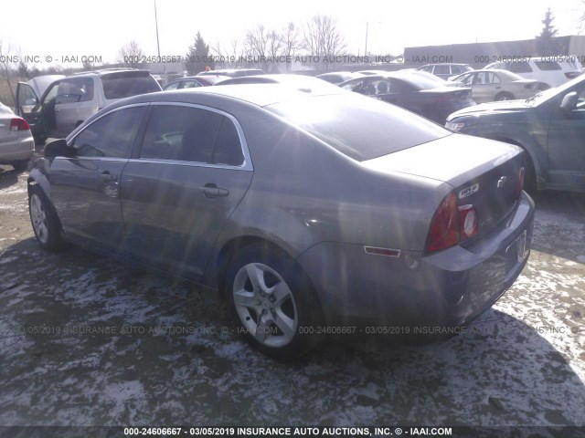 1G1ZB5EB3A4112478 - 2010 CHEVROLET MALIBU LS BROWN photo 3