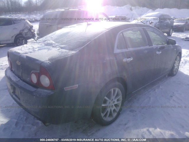 1G1ZK57728F163753 - 2008 CHEVROLET MALIBU LTZ GRAY photo 4