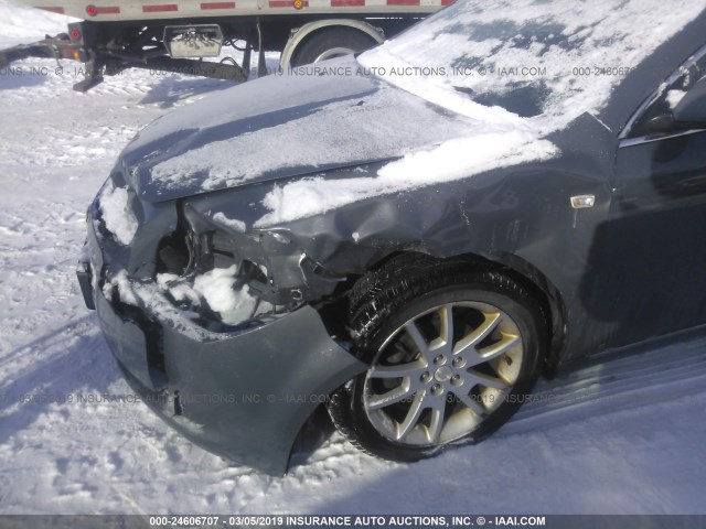 1G1ZK57728F163753 - 2008 CHEVROLET MALIBU LTZ GRAY photo 6