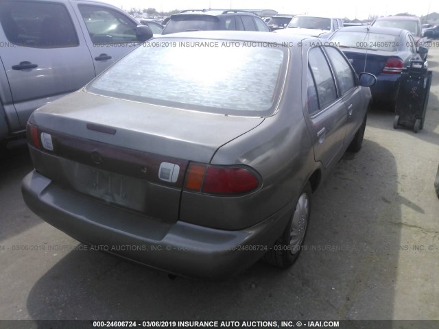 1N4AB41D4WC752305 - 1998 NISSAN SENTRA E/XE/GXE/GLE GOLD photo 4