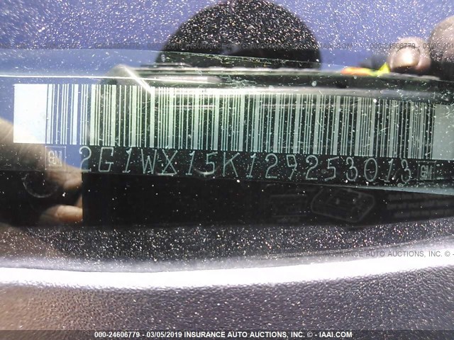 2G1WX15K129253013 - 2002 CHEVROLET MONTE CARLO SS ვერცხლისფერი ფოტო 9