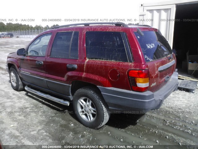 1J4GX48S64C163659 - 2004 JEEP GRAND CHEROKEE LAREDO/COLUMBIA/FREEDOM 红色 照片 3