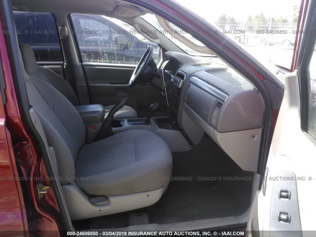 1J4GX48S64C163659 - 2004 JEEP GRAND CHEROKEE LAREDO/COLUMBIA/FREEDOM 红色 照片 5