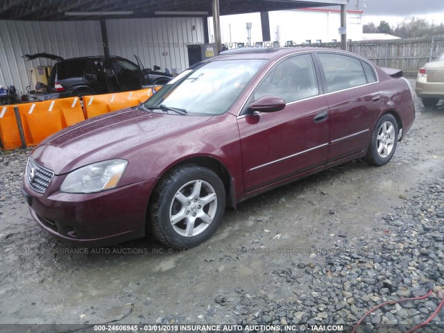 1N4AL11D95C226908 - 2005 NISSAN ALTIMA S/SL BURGUNDY photo 2