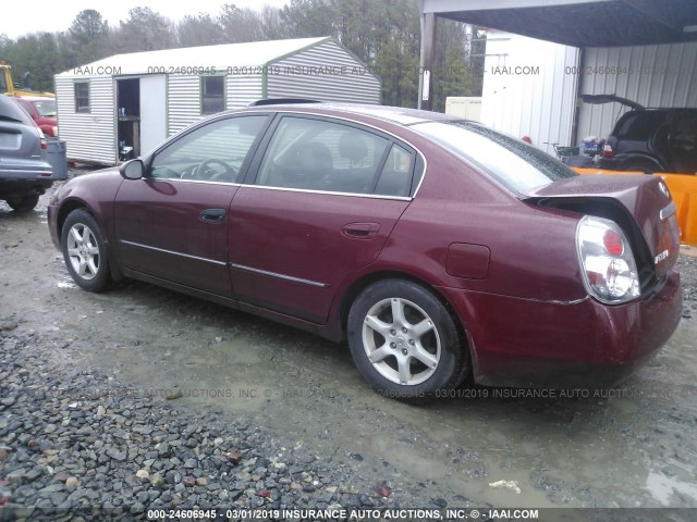 1N4AL11D95C226908 - 2005 NISSAN ALTIMA S/SL BURGUNDY photo 3