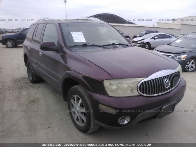 5GADT13SX62322218 - 2006 BUICK RAINIER CXL BURGUNDY photo 1