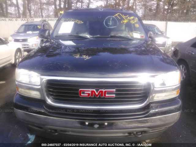 1GKFK16Z35J160055 - 2005 GMC YUKON XL K1500 BLACK photo 6