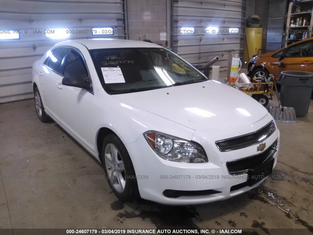 1G1ZA5E03CF277472 - 2012 CHEVROLET MALIBU LS WHITE photo 1