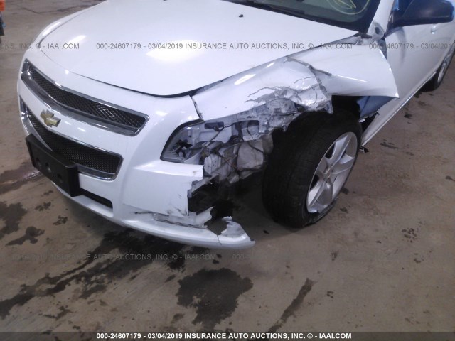 1G1ZA5E03CF277472 - 2012 CHEVROLET MALIBU LS WHITE photo 6