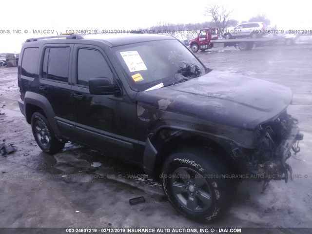 1J4PN3GKXBW542967 - 2011 JEEP LIBERTY RENEGADE GREEN photo 1