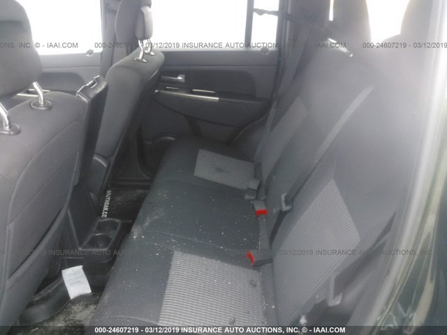 1J4PN3GKXBW542967 - 2011 JEEP LIBERTY RENEGADE GREEN photo 8