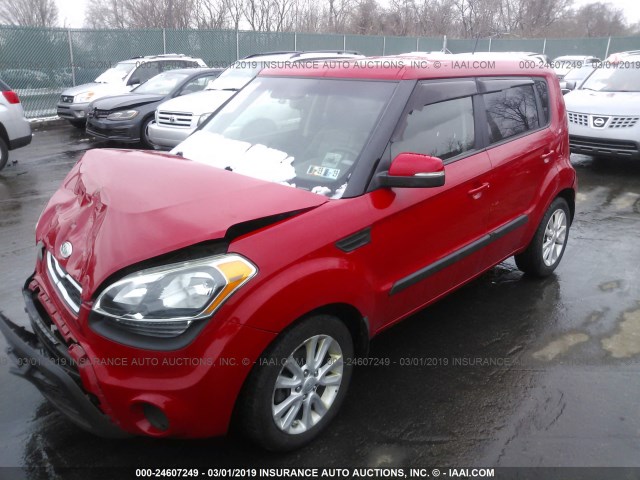 KNDJT2A6XC7445688 - 2012 KIA SOUL +/!/SPORT RED photo 2