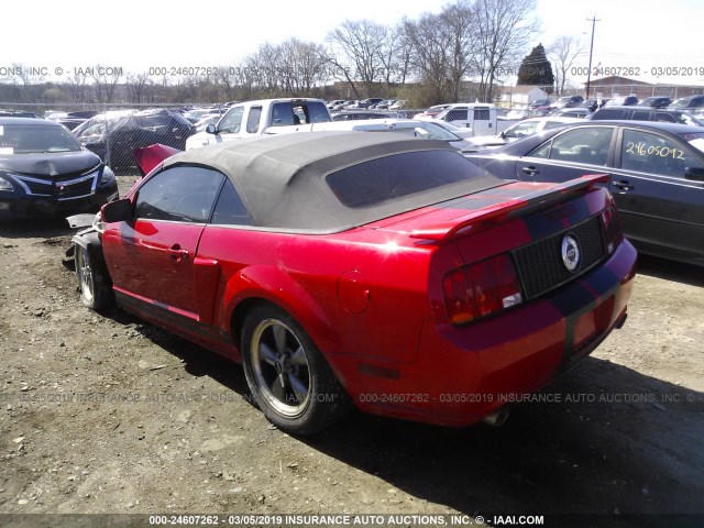 1ZVHT85HX65103295 - 2006 FORD MUSTANG GT RED photo 3