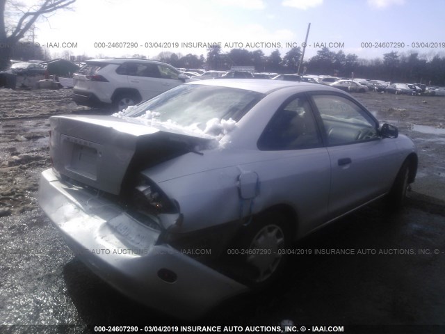 JA3AY11A82U001952 - 2002 MITSUBISHI MIRAGE DE GRAY photo 4