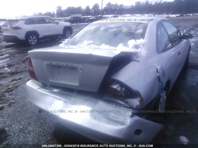 JA3AY11A82U001952 - 2002 MITSUBISHI MIRAGE DE GRAY photo 6