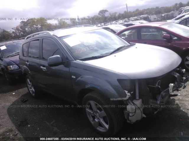 JA4MS41X07U004237 - 2007 MITSUBISHI OUTLANDER XLS GRAY photo 1