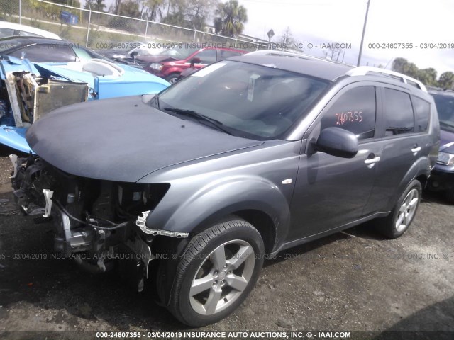 JA4MS41X07U004237 - 2007 MITSUBISHI OUTLANDER XLS GRAY photo 2