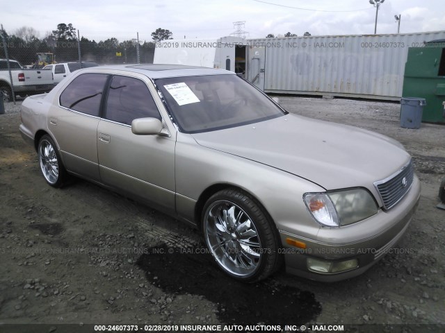 JT8BH28F6W0115411 - 1998 LEXUS LS TAN photo 1