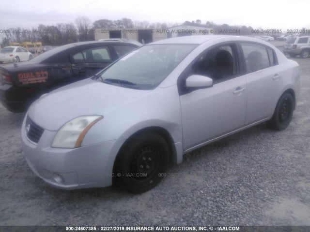 3N1AB61E09L647772 - 2009 NISSAN SENTRA 2.0/2.0S/2.0SL SILVER photo 2