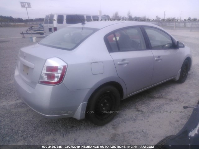 3N1AB61E09L647772 - 2009 NISSAN SENTRA 2.0/2.0S/2.0SL SILVER photo 4