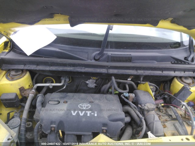 JTLKT324254014567 - 2005 TOYOTA SCION XB 黄色 照片 10