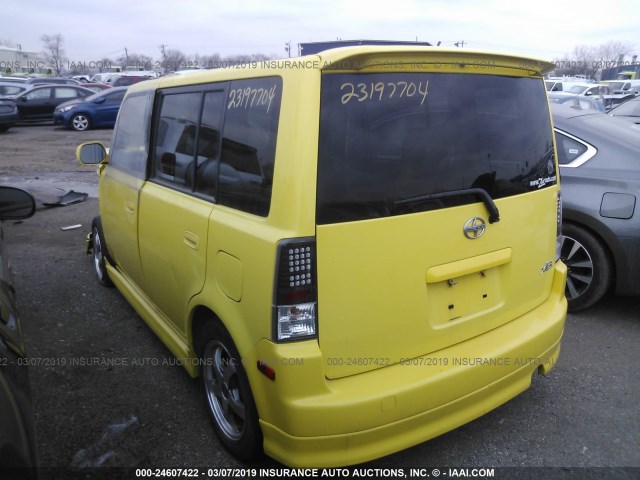 JTLKT324254014567 - 2005 TOYOTA SCION XB 黄色 照片 3